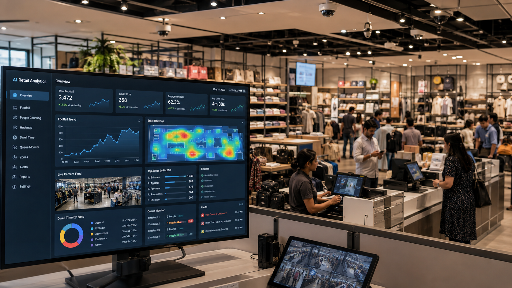 How AI-Powered CCTV Is Transforming Offline Retail in 2025